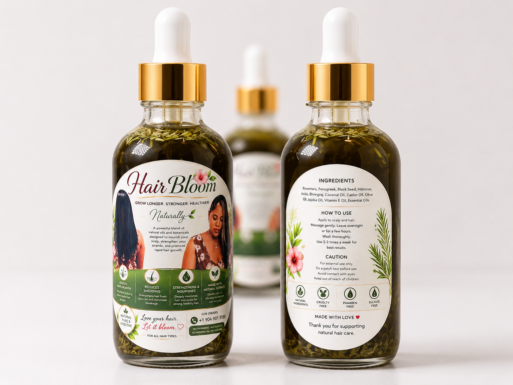 Hair Bloom Hair Growth Oil (4 oz)